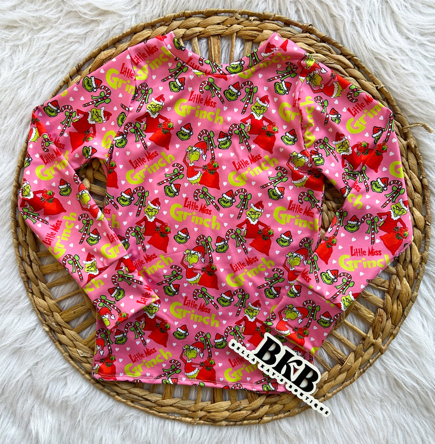 Little MissGrinch long sleeve shirt