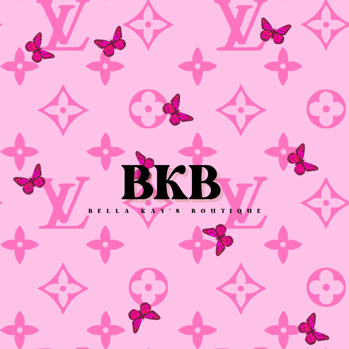 pink butterflyLV