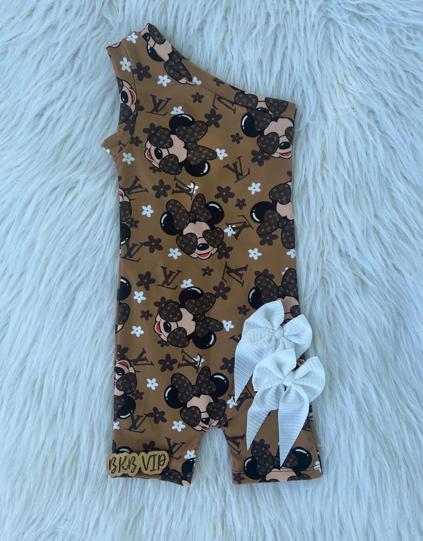 Boujee Mini One Shoulder Romper