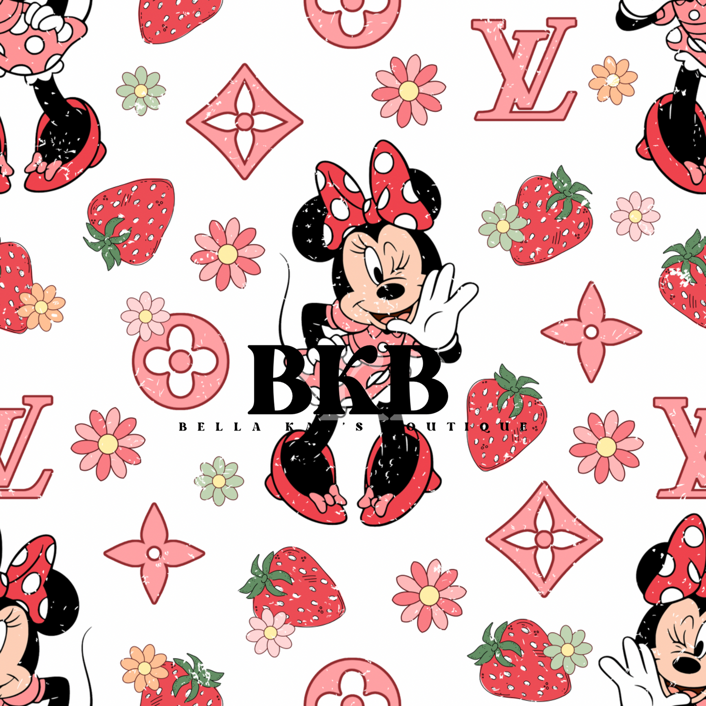 White Strawberry minnie