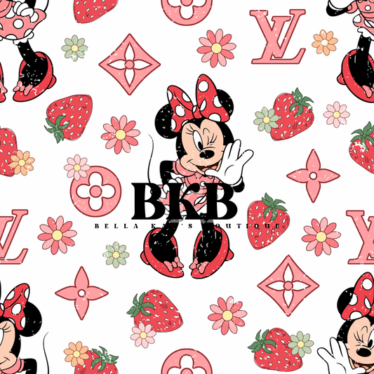 White Strawberry minnie