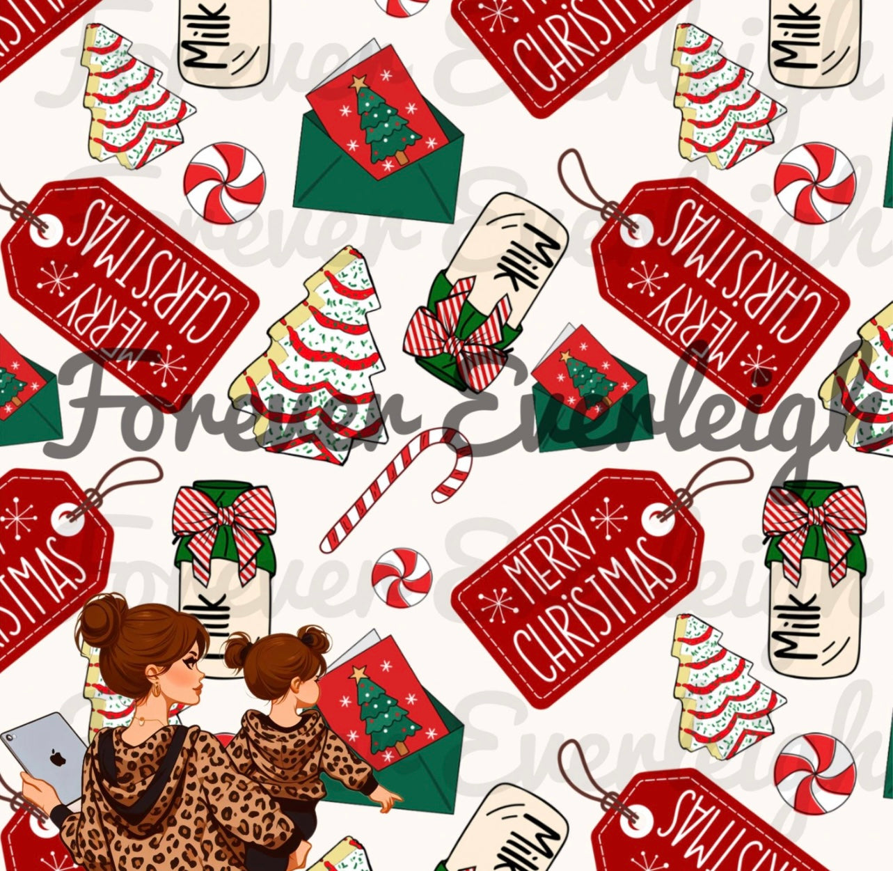 Christmas cake & tags