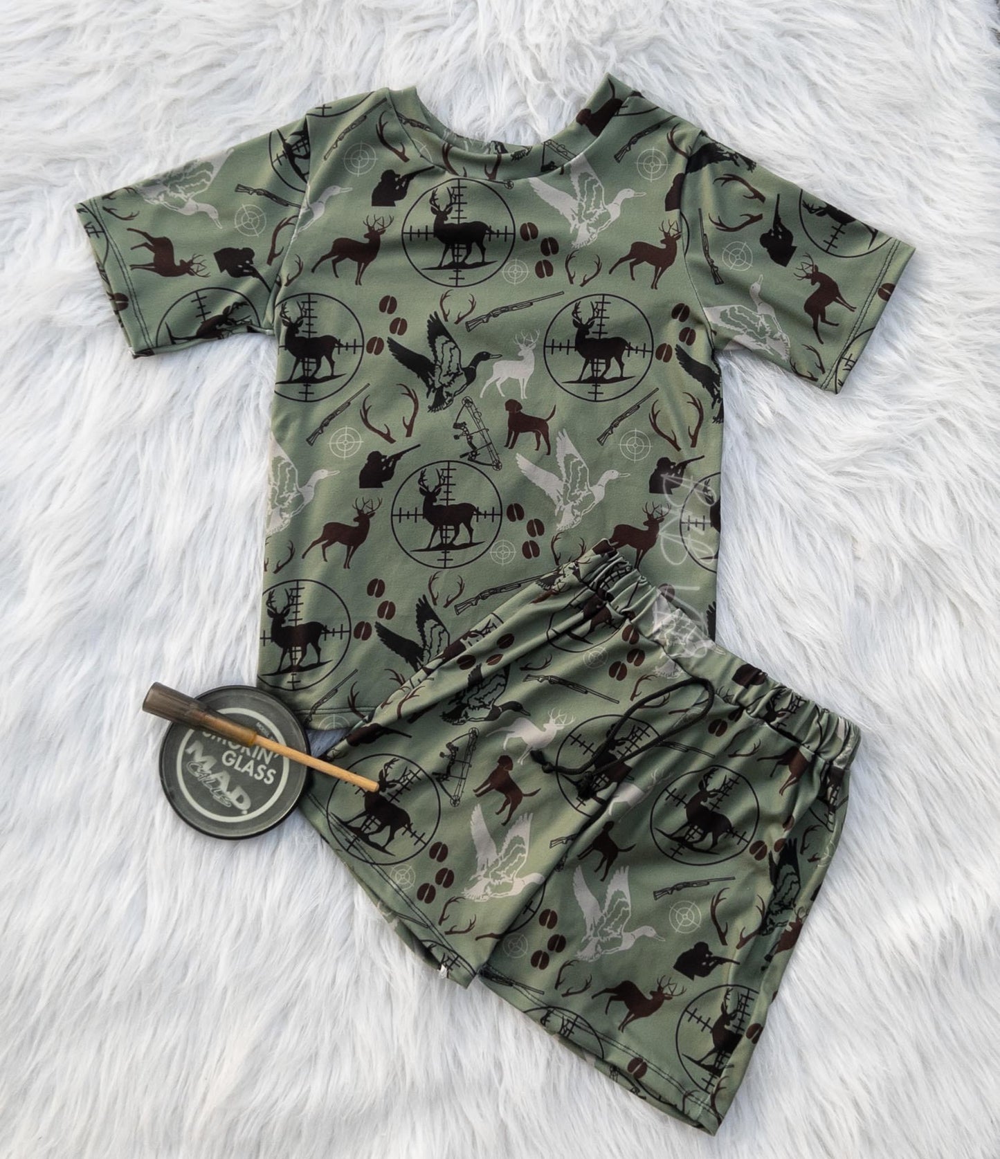 Hunter T-Shirt & boy shorts set