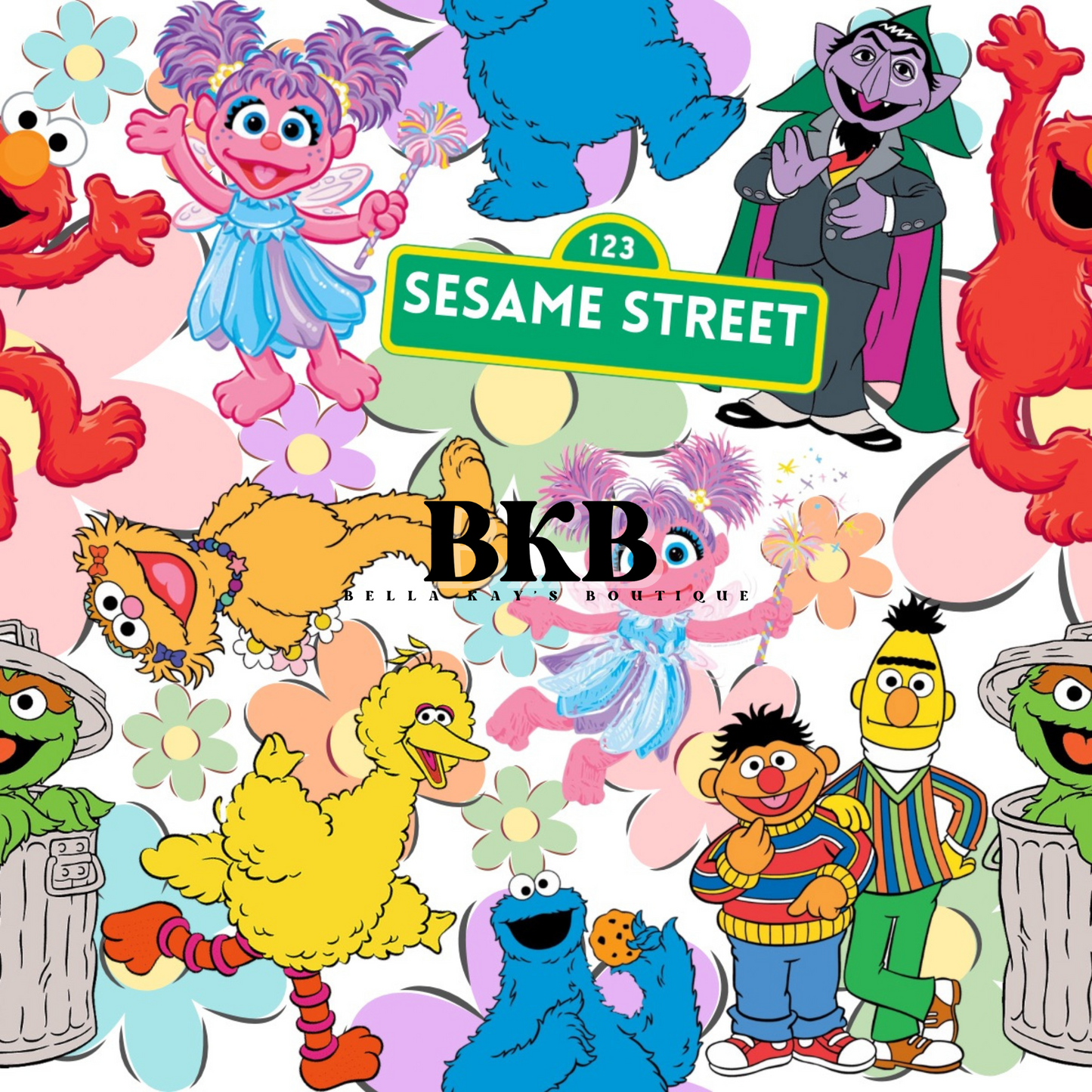 Sesame street flowers lounge set ELS