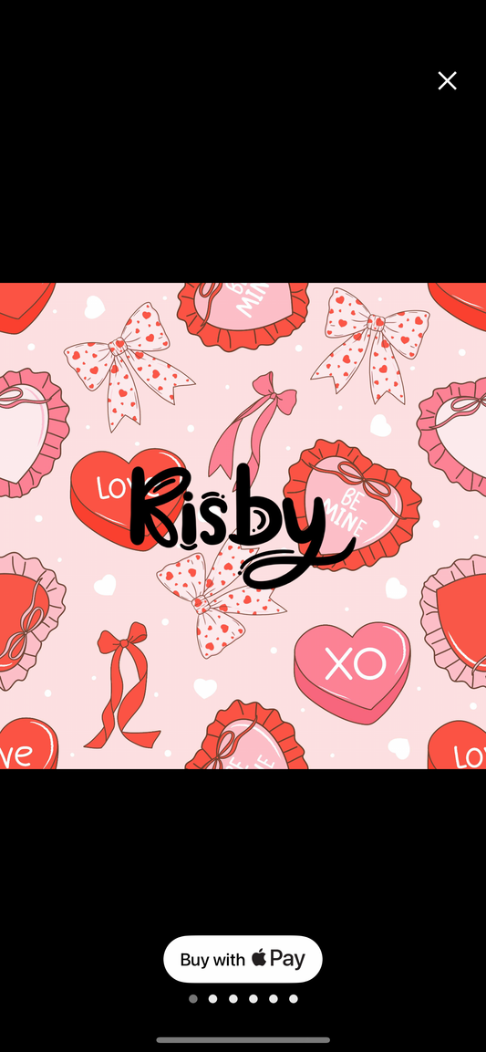 Vday bows n hearts