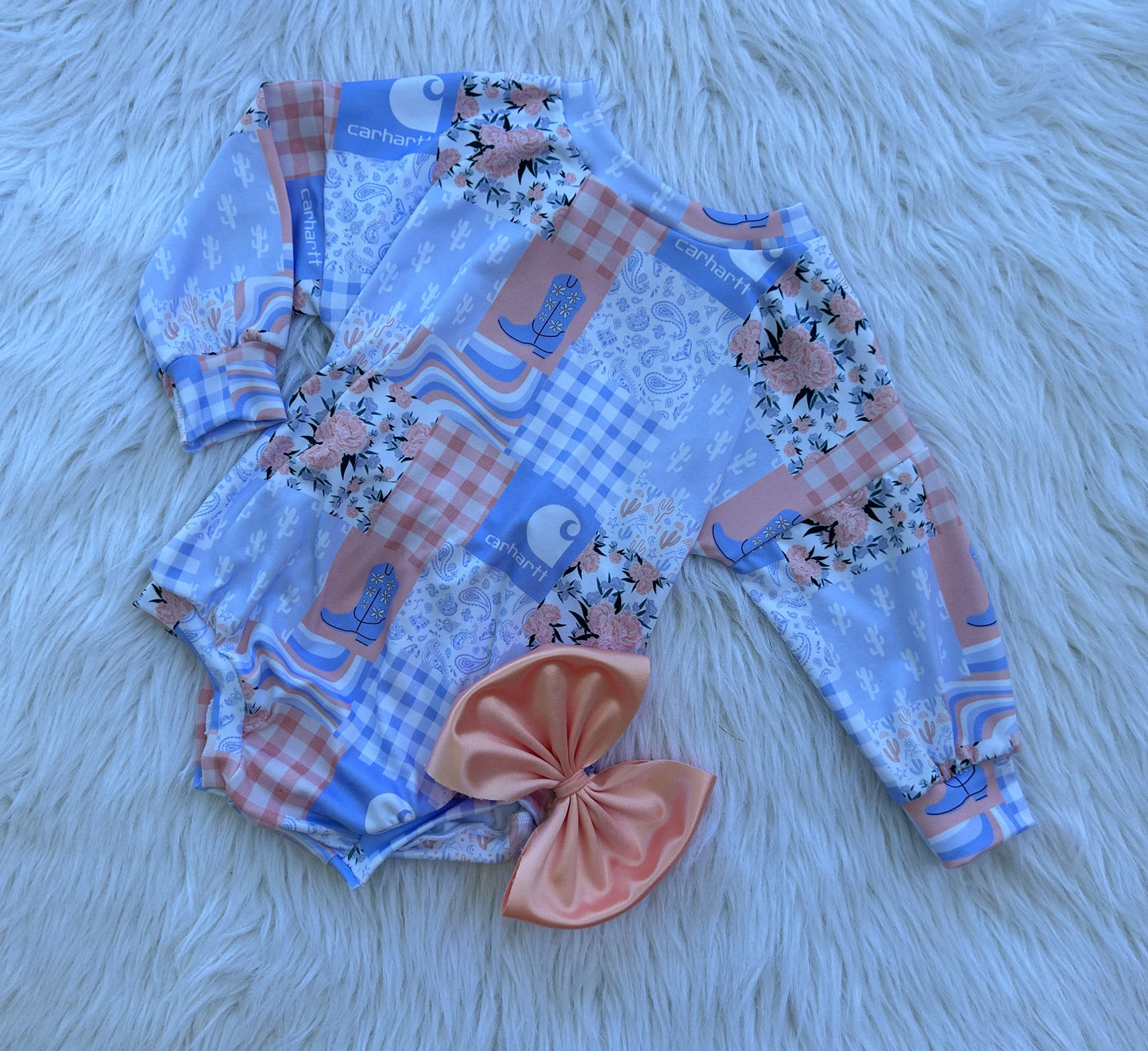 CarharttPatchwork long sleeved romper