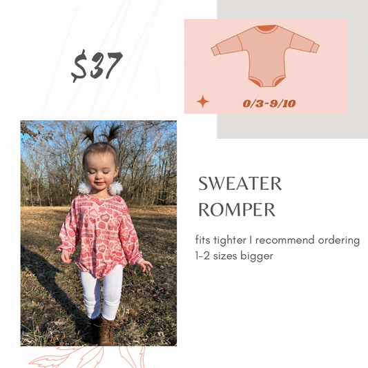 Custom LONG SLEEVE ROMPER