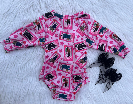 Horrorbarbie Halloween long sleeve romper