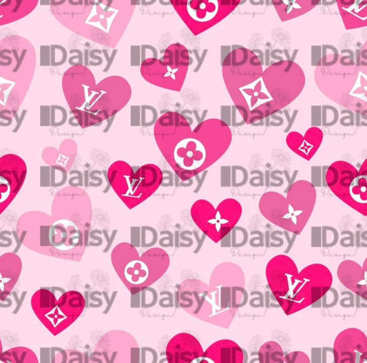 Pink Boujee hearts