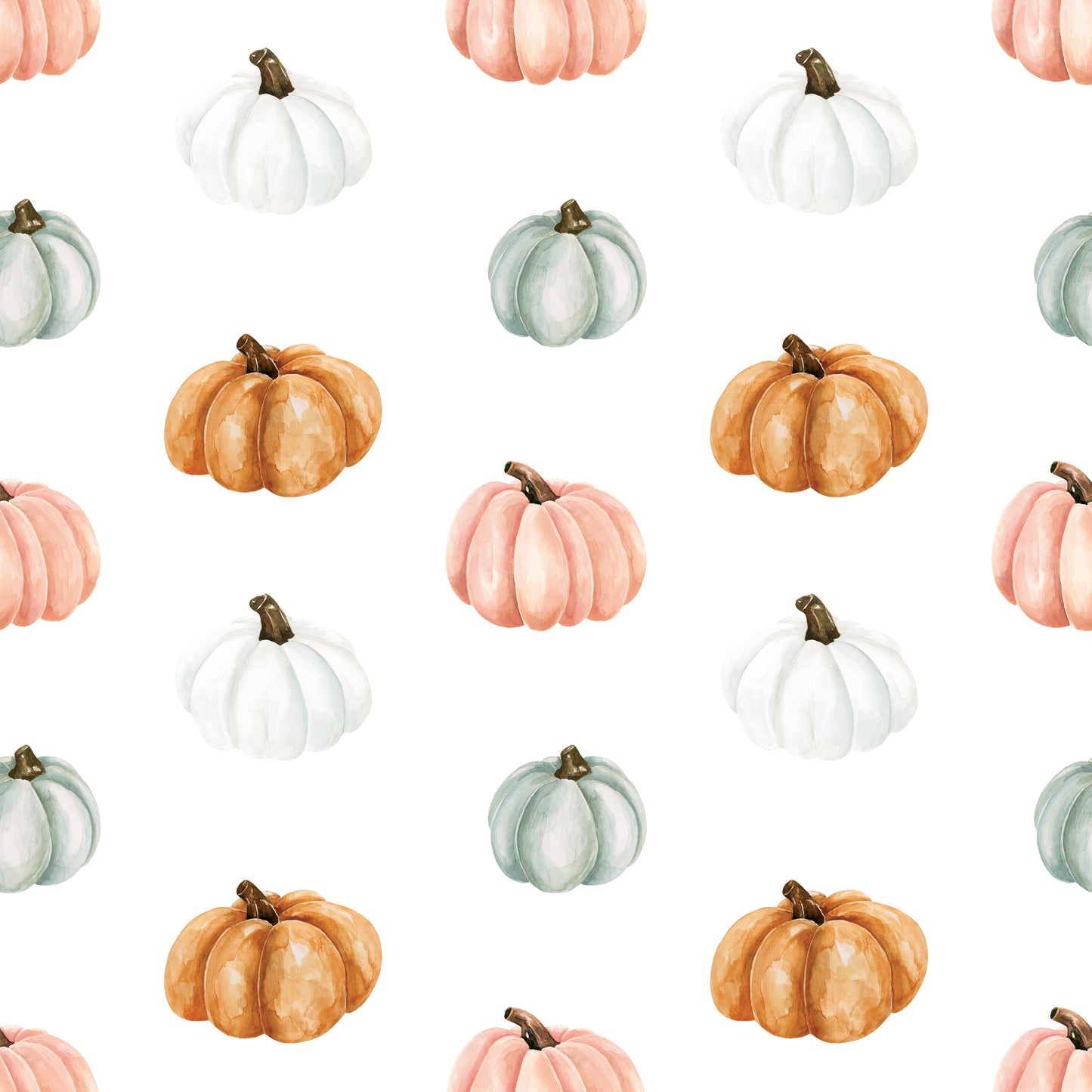 Colored pumpkins