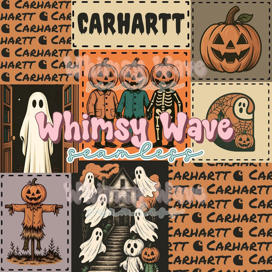 Catharttpatchwork spooky