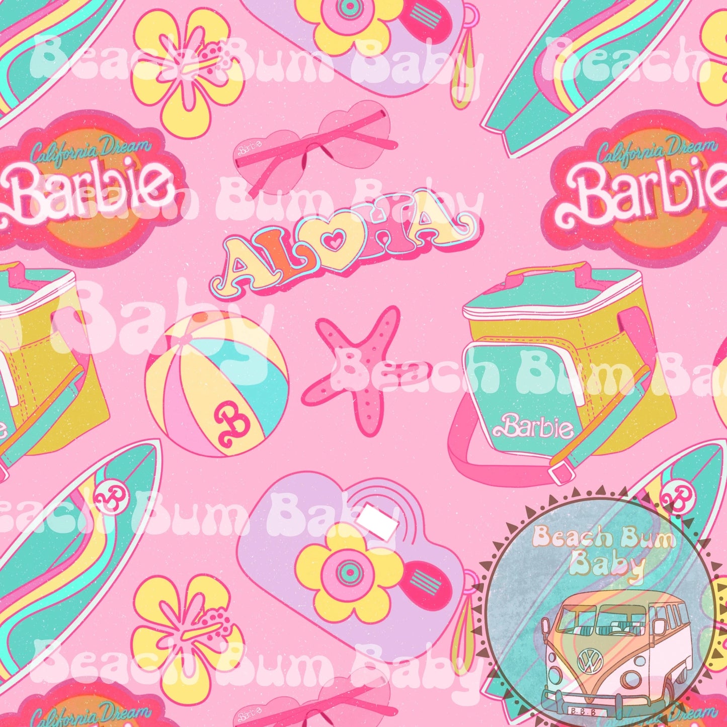 Pink summer vibes Barbie