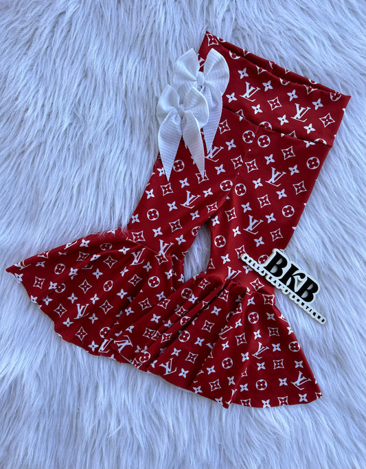 Red & whitelv bell bottoms VDPO