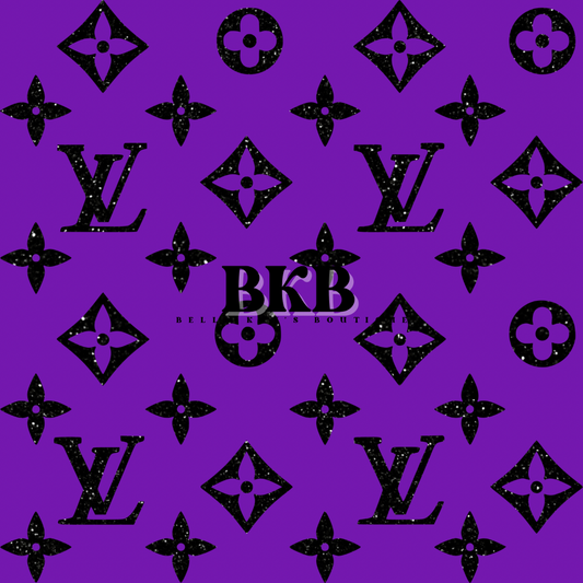Purple w black sparklelv