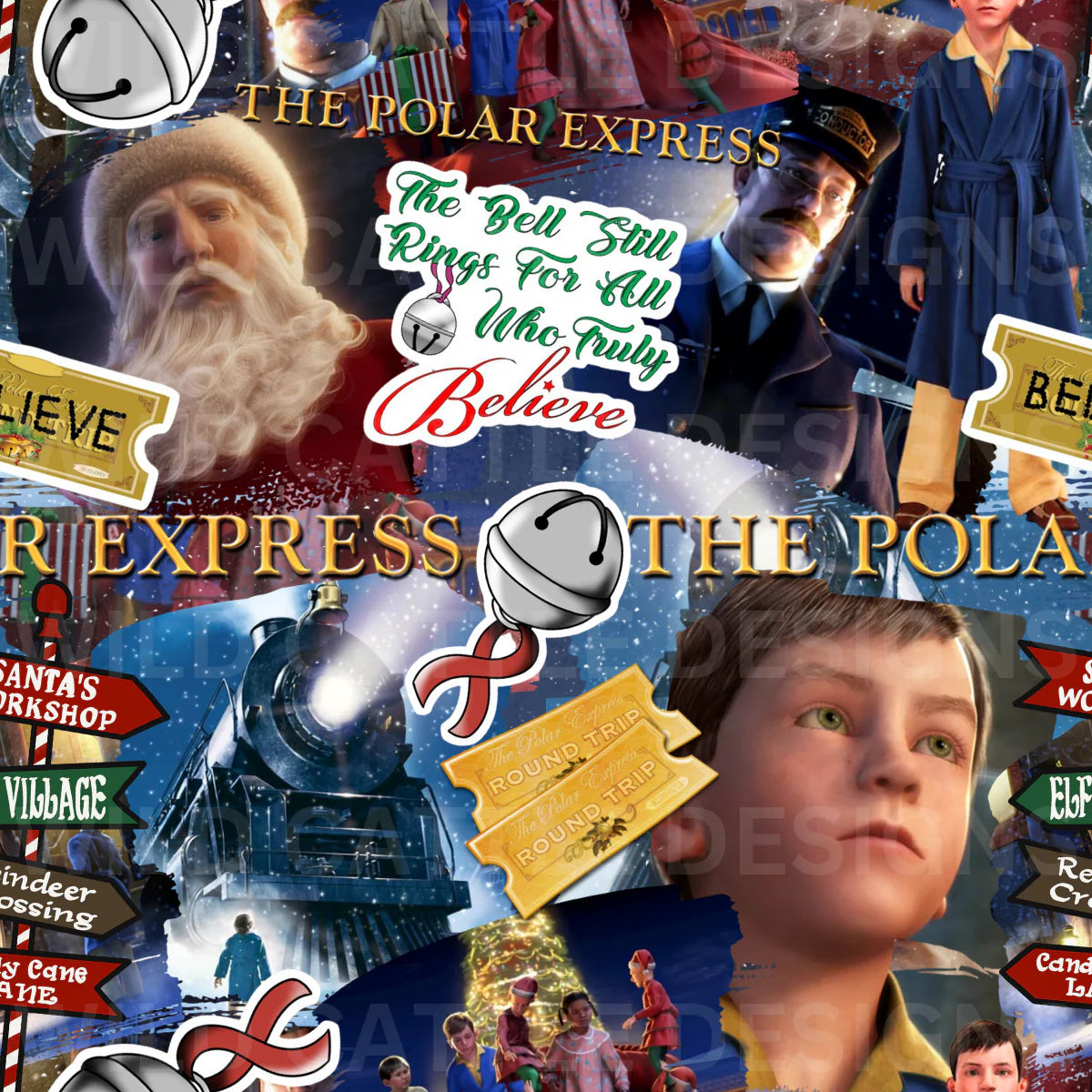 Polarexpress clipart Christmas