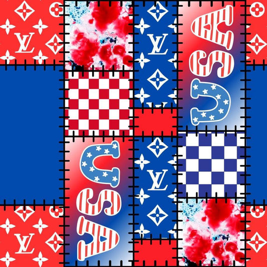 Patchwork Fourth of Julylv