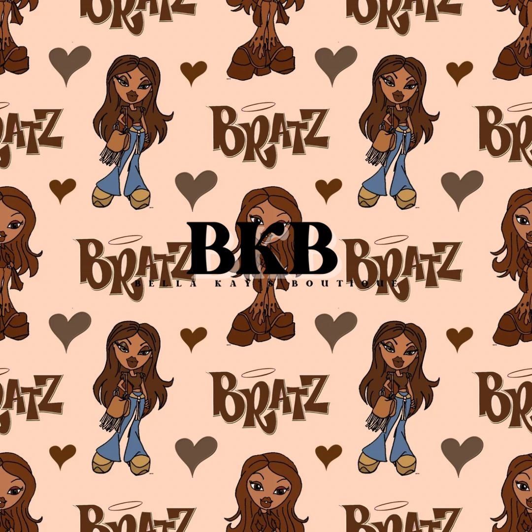 BratzTan & brown doll T-shirt & shorties