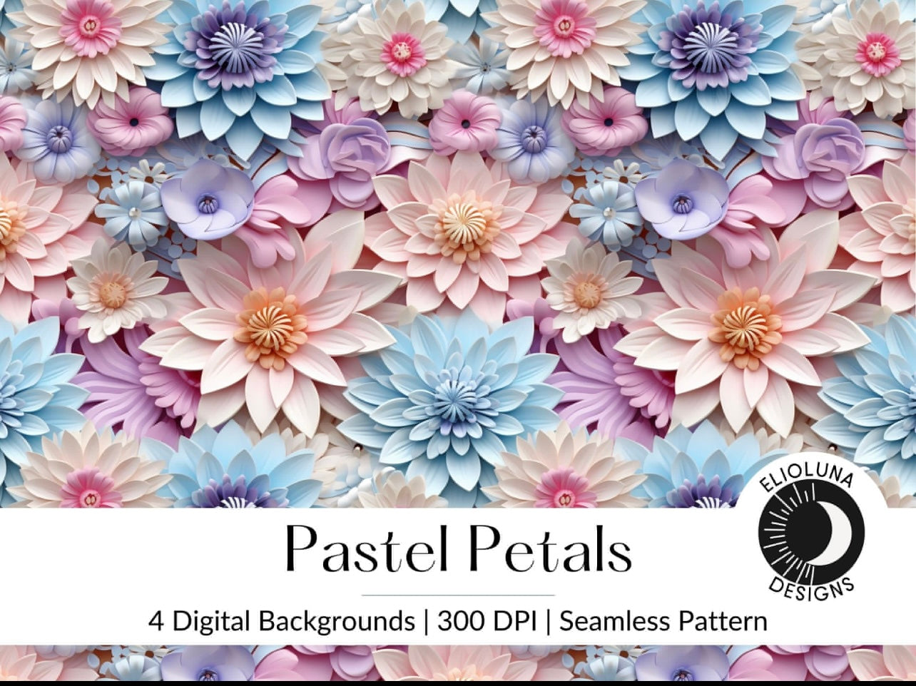 Pastel flowers