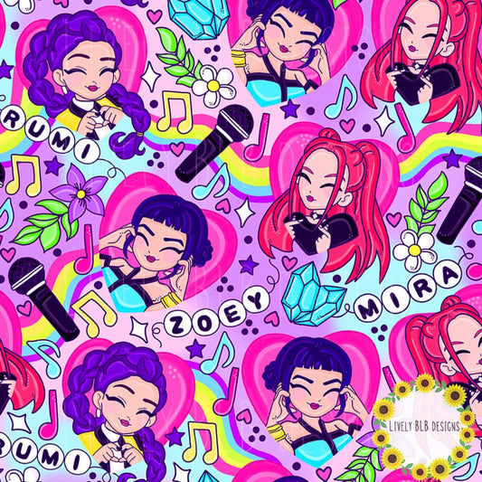 Kpopgirls #1 multicolor back
