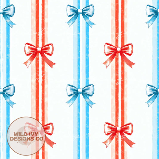 Striped bows