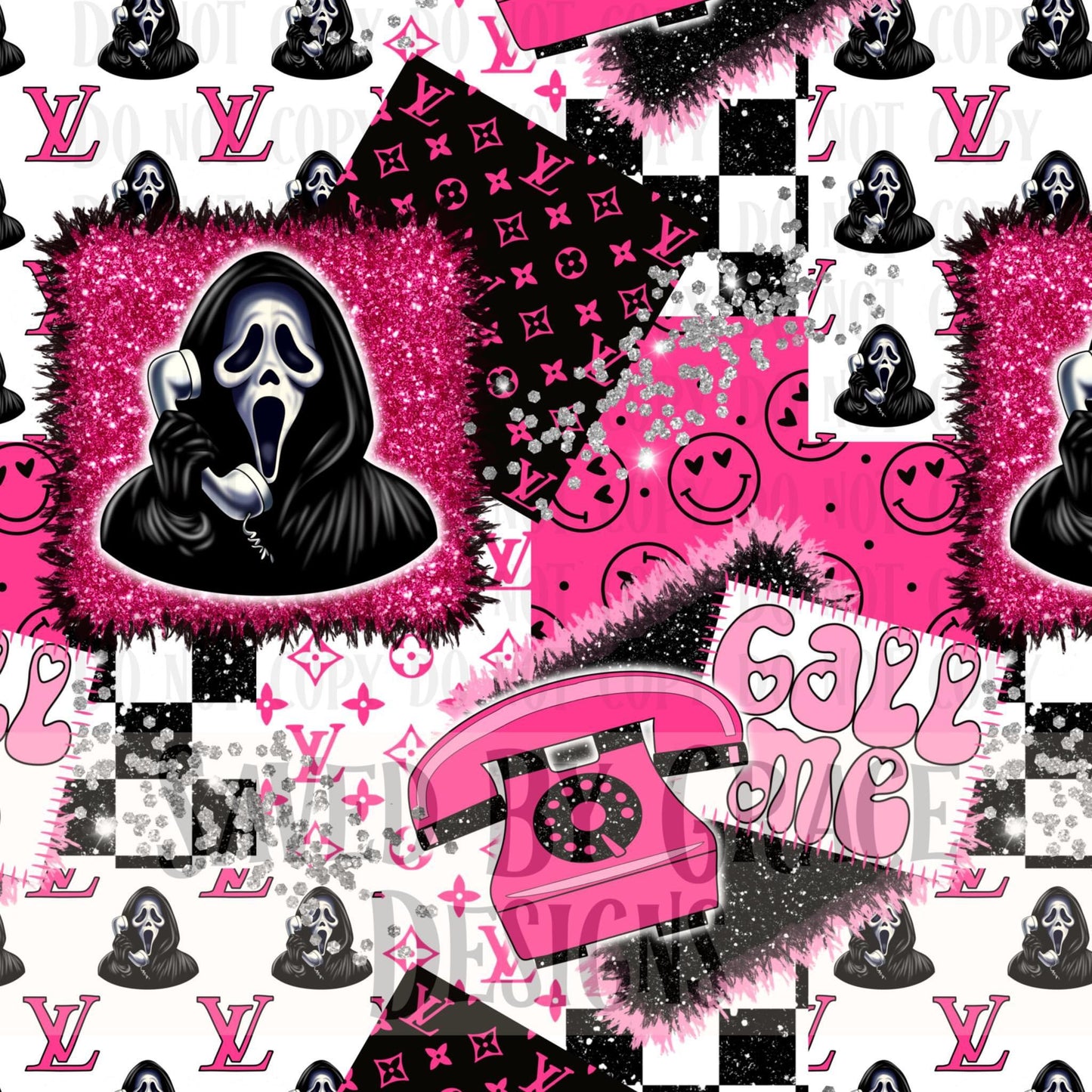 Boujeescream  pink patchwork