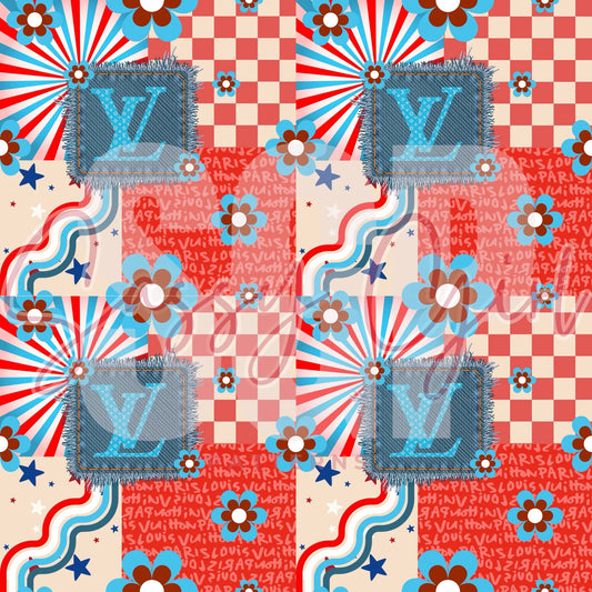 Boujee patchwork floral, and checkered