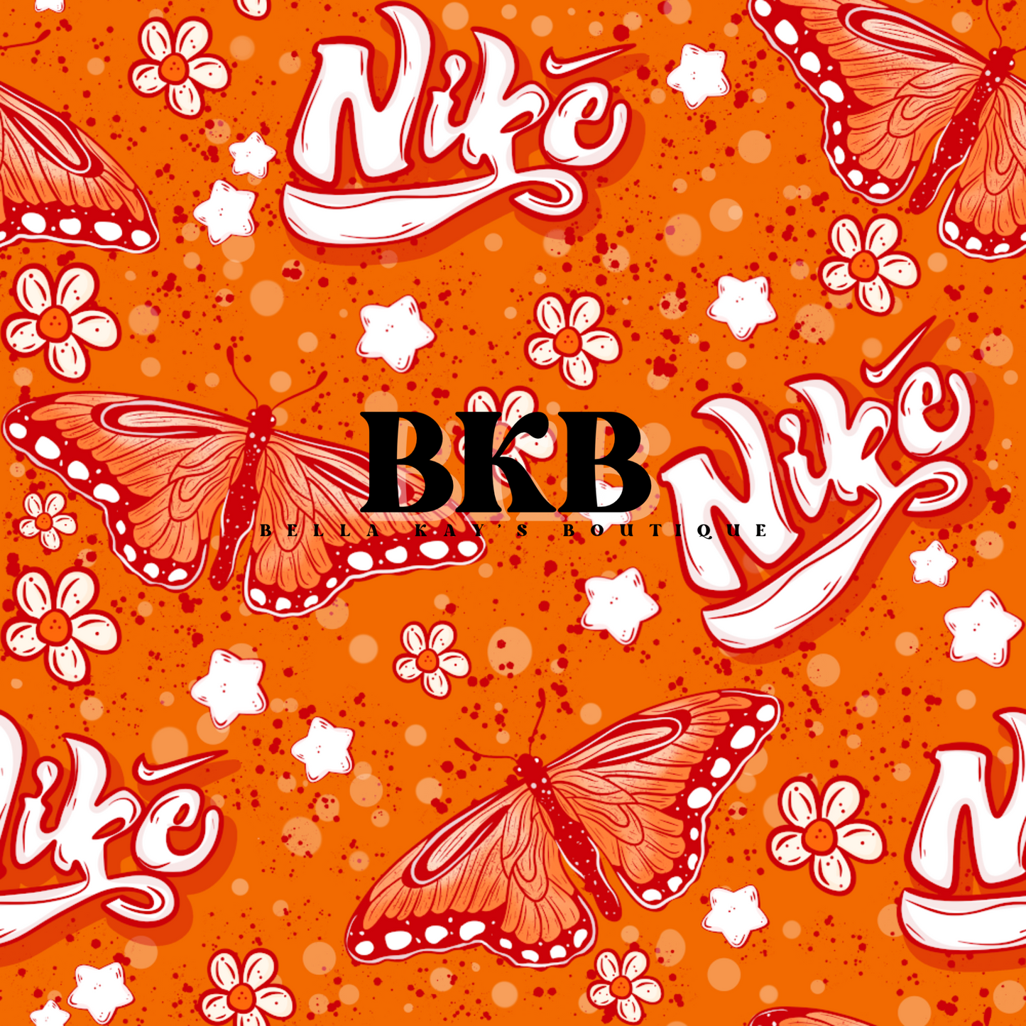 Orange butterfly swoosh SPO