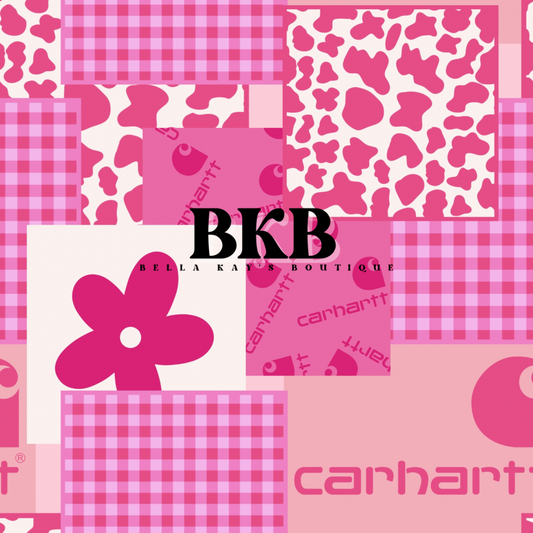 Pink carharttpatcbwork