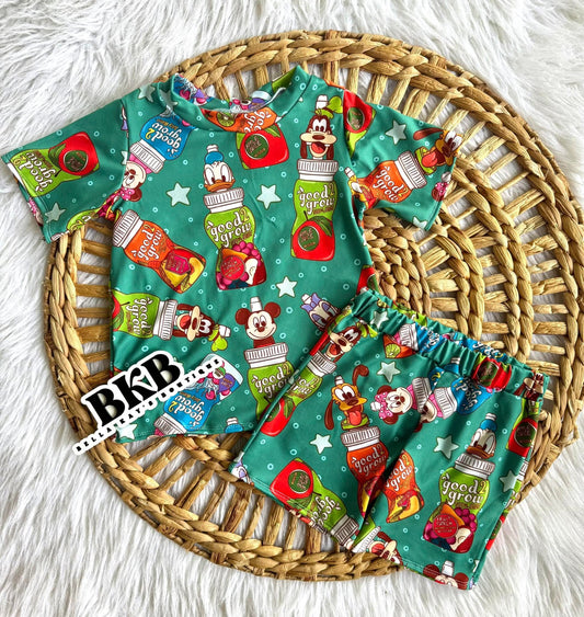 Green juice boy set