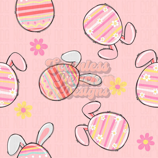 Pastel striped eggs