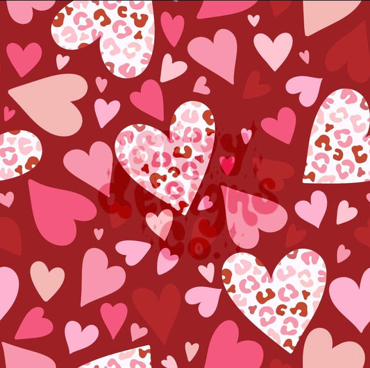 Leopard hearts