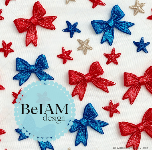 3d bows &  stars
