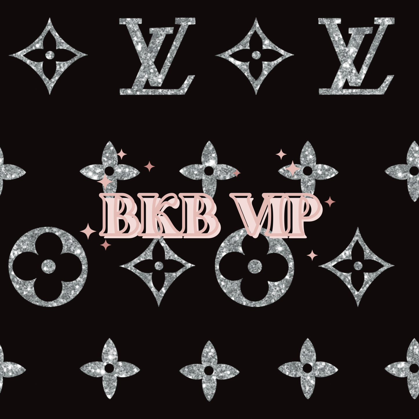 Black w sliver sparkles LVLS