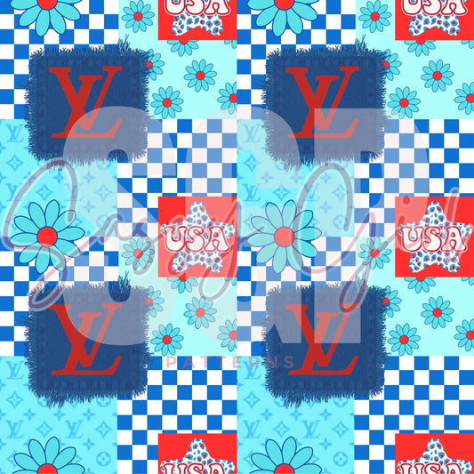USA Boujee patchwork