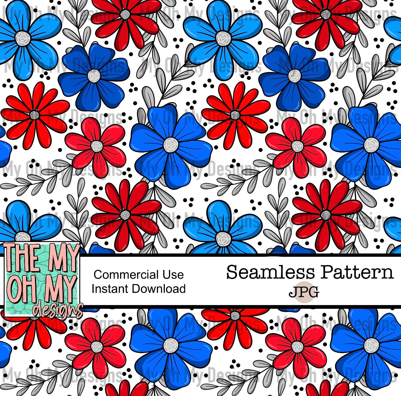 Neon floral