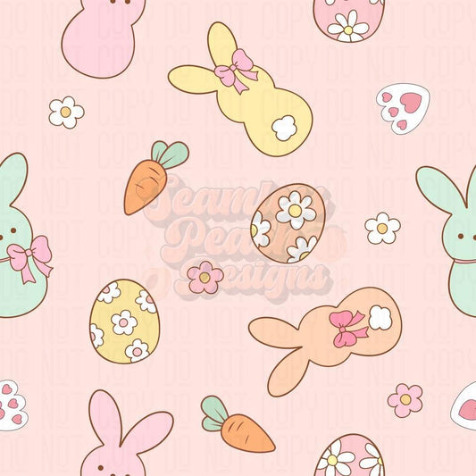 Peeps and eggs
