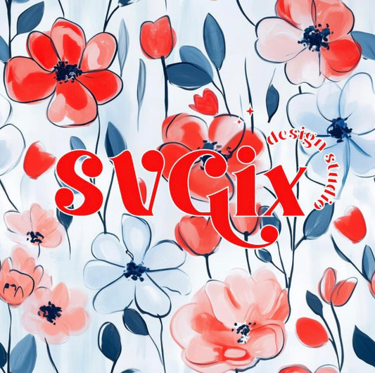 Floral Fourth of July