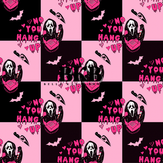 Black & pink checkeredscream