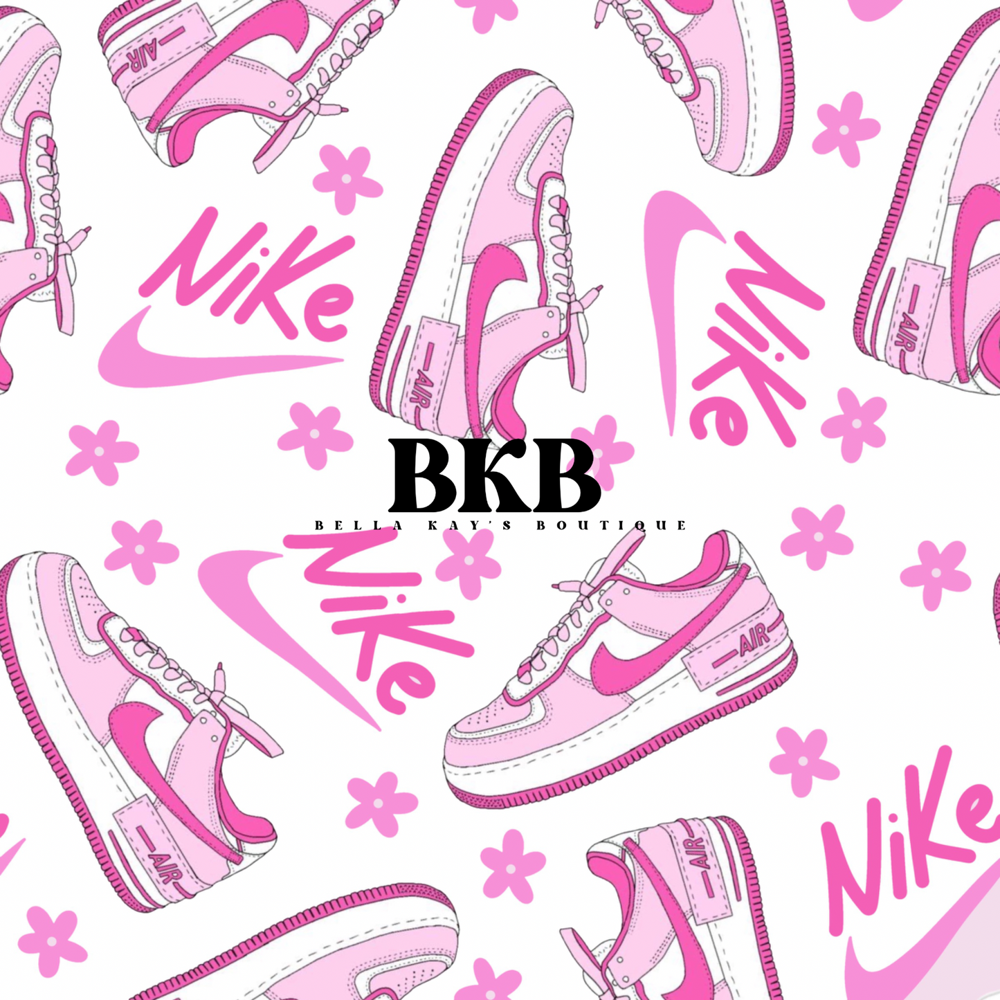 Pink shoe w white back NLS