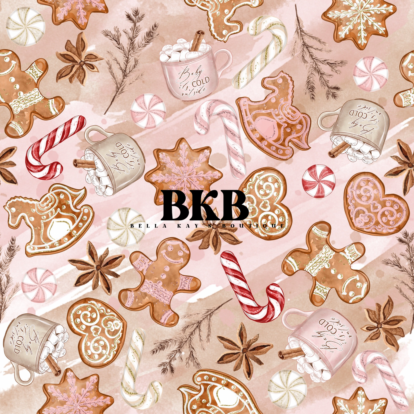 Pink gingerbread Christmas CLSPO