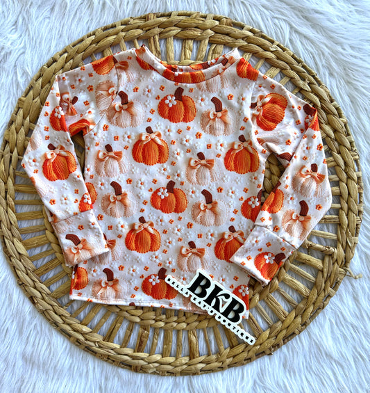 3d pumpkin long sleeve