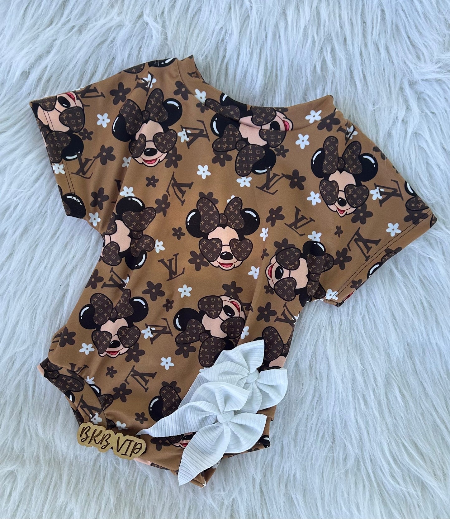 Boujee Mini Tee Romper