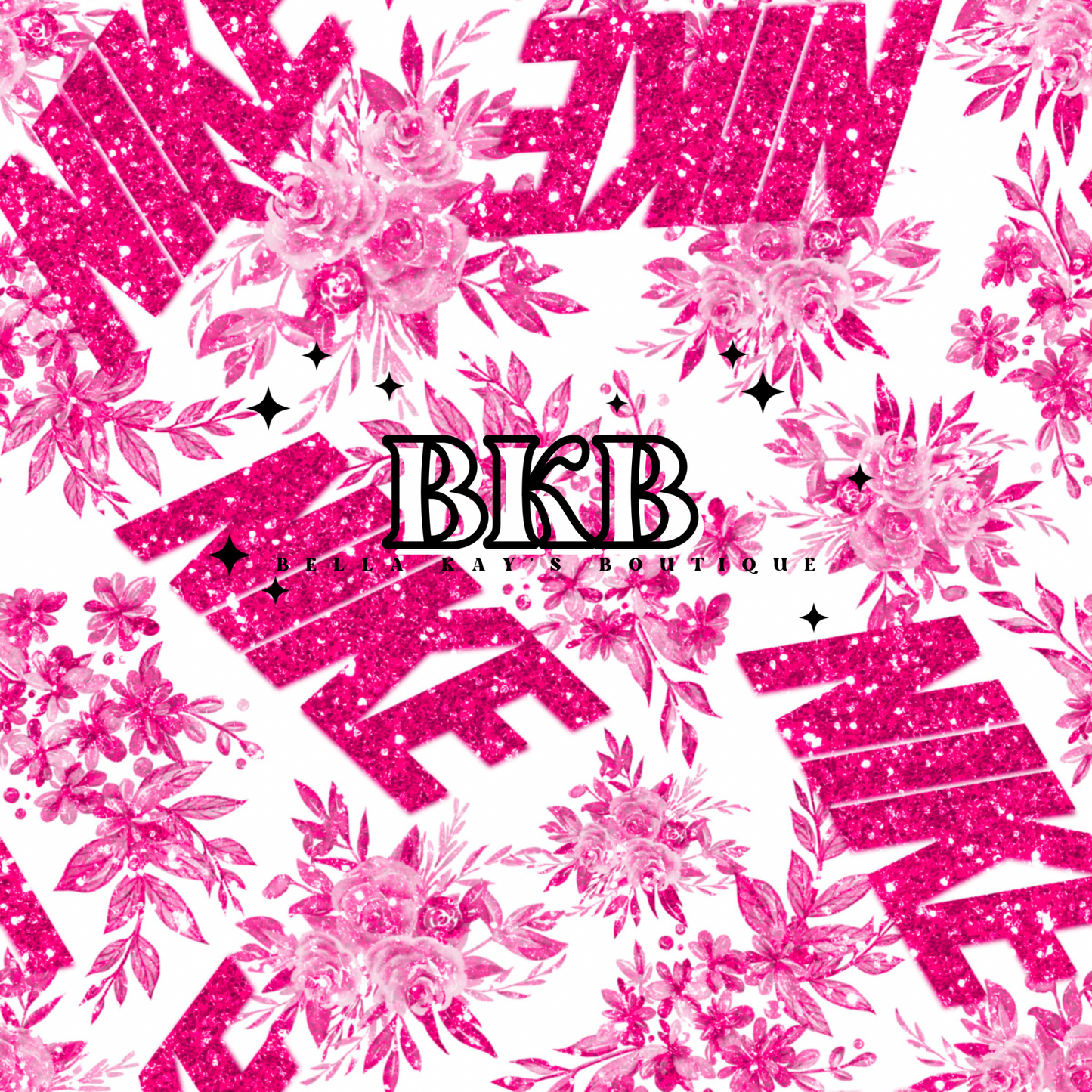 Hot pink sparkle Nikeinspired (nikeOP)